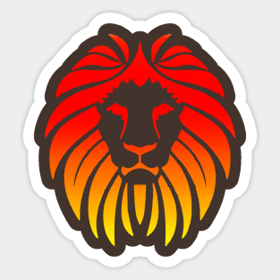 LION KING - SUNSET COLORING Sticker